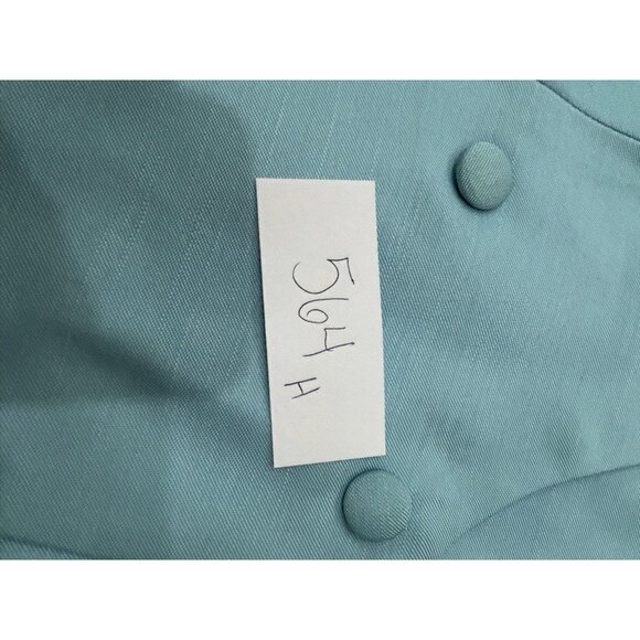 Vintage Jr. Theme Powder Blue Lace Sleeve Suit Bow Size 11 Retro Style Set - Picture 14 of 15